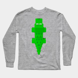 Green Crocodile Long Sleeve T-Shirt